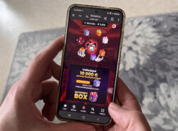 Kuvassa näkyy Vana Lauri:n uusi kasinobrändi, Jokeri, ja sen Bonustuplaus.