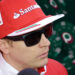 Kimi Räikkönen ja Paf tausta.