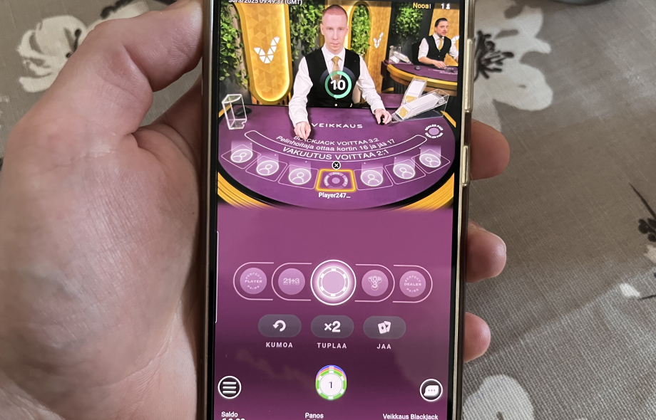 Veikkauksen nettikasinon oma Blackjack