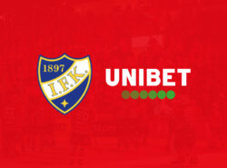 Kuvassa vierekkäin HIFK ja Unibet logot.