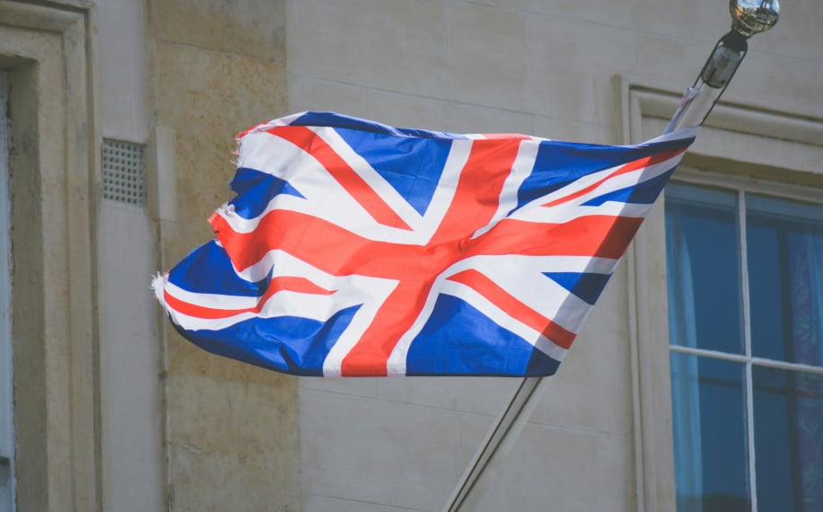 Iso Britannian lippu.