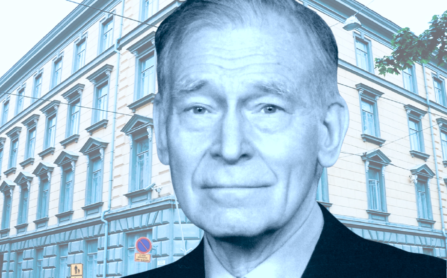 Veikko Palko ja Supo vanha päämaja Helsingin Ratakadulla.