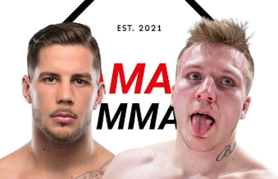 Illan päätähdet Olli Santalahti ja Theo Kolehmainen. Taustalla HAMARAMMA logo.