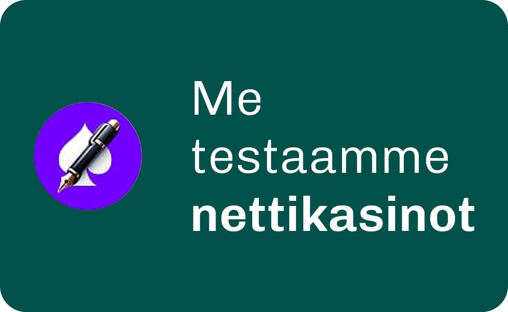 Rahapelisanomat testaa nettikasinot – tumma vihreä tausta, RPS-logo ja teksti Me testaamme nettikasinot