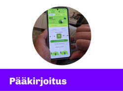 Kuvassa näkyy Milli-peli pelaajan kännykässä ja Rahapelisanomat-teksti "Pääkirjoitus". Veikakuksen pelitilin saldona 0,28 €.